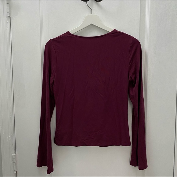 Marks & Spencer Twist Knot Long Sleeve Top sz 14uk - Picture 6 of 6